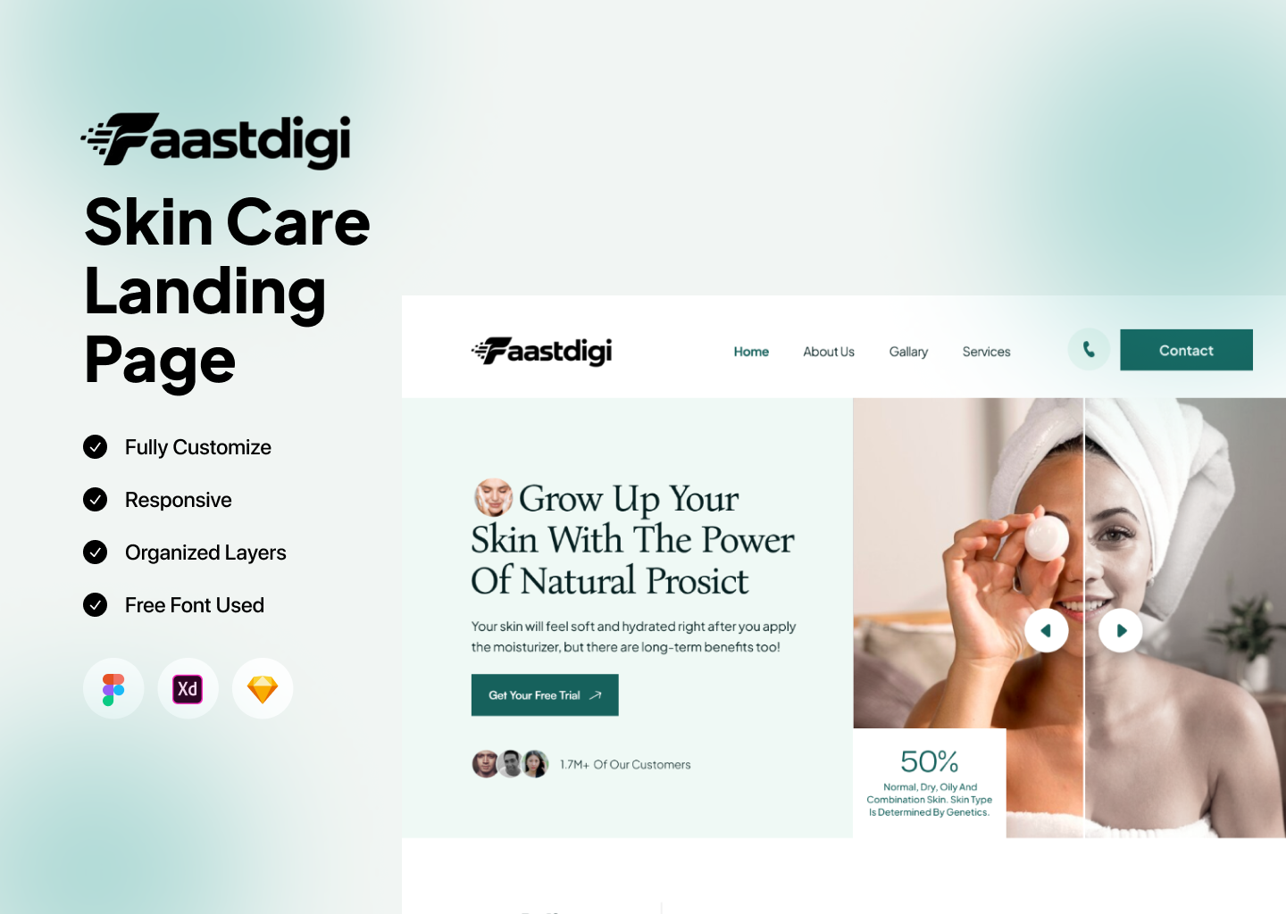 Skin Care Landing Page